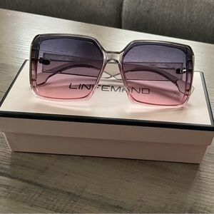 Pink and Purple Women's Sunglasses